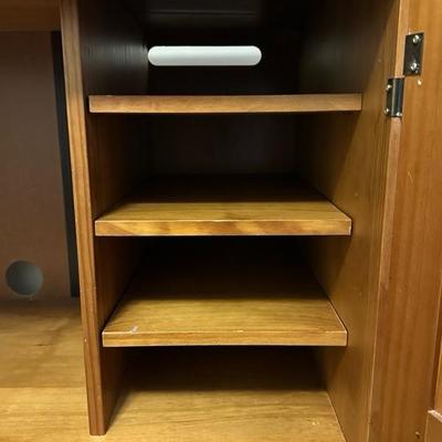 Computer Desk with Shelves