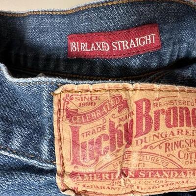 Collection of Men’s Lucky Brand and Kirkland Jeans