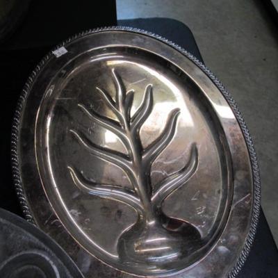 Hand Made Simply Designz Dish Reed & Barton Decorative Serving Tray & Several Platters