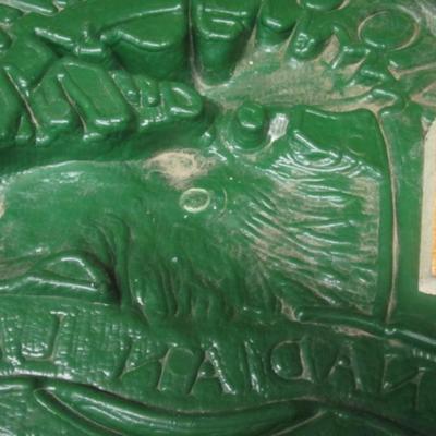 14" Plastic Moose head Canadian Lager Beer Sign