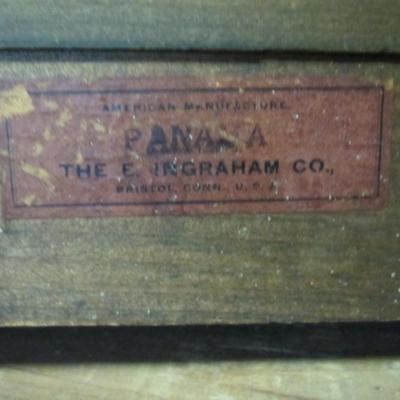 Antique Panama Ingraham Mantle Clock