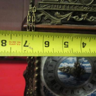 Antique Franz Hermle Atlas Holland Wall Clock