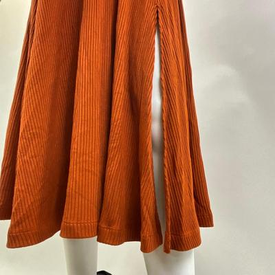 278 WHIMSY + ROW Sonja Dress in Rust Rib