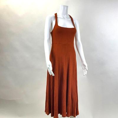 278 WHIMSY + ROW Sonja Dress in Rust Rib