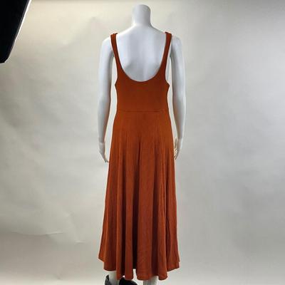 278 WHIMSY + ROW Sonja Dress in Rust Rib