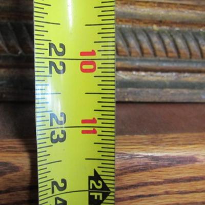 Ingraham Carved Oak Parlor Clock