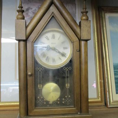 Vintage Alaron Wall Hanging Clock With Key