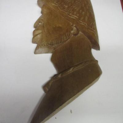 Retake Pic Carved Wood Wall Decor