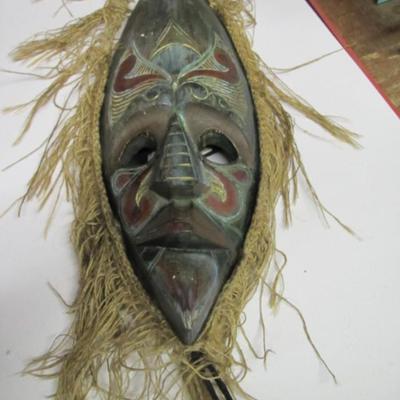 Carved African Mask Hand Made