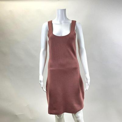 281 ABERCROMBIE & FITCH Dusty Pink Skinny Rib Body Con Form Fit Tank Dress