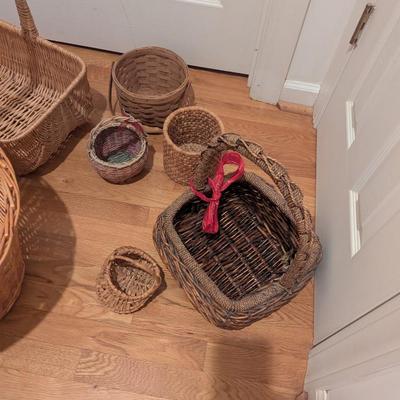 Assortment Of Baskets Various Sizes