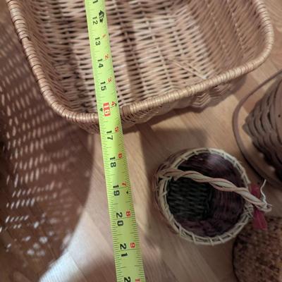 Assortment Of Baskets Various Sizes