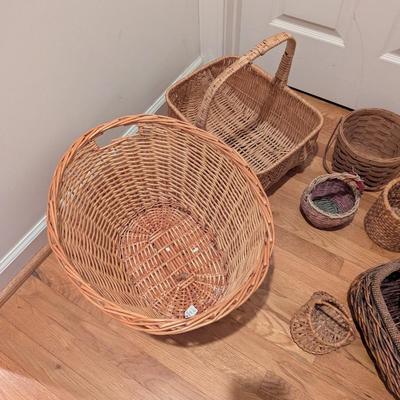 Assortment Of Baskets Various Sizes