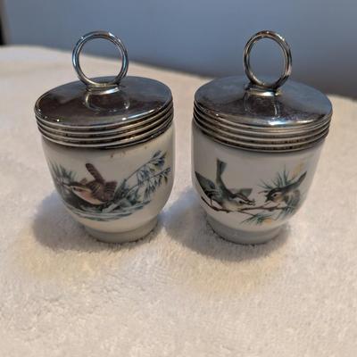 Premier Egg Coddlers Royal Worcester Taste Setter East Japan Royal Worcester (See all pictures)