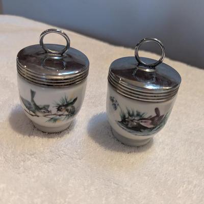 Premier Egg Coddlers Royal Worcester Taste Setter East Japan Royal Worcester (See all pictures)