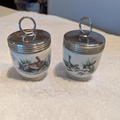 Premier Egg Coddlers Royal Worcester Taste Setter East Japan Royal Worcester (See all pictures)