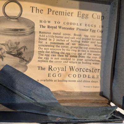 Premier Egg Coddlers Royal Worcester Taste Setter East Japan Royal Worcester (See all pictures)