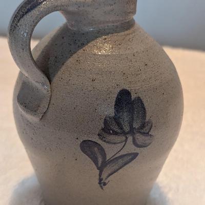Approx 6" Vintage Rockdale Cat Jug Union Stoneware