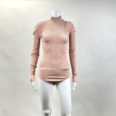 283 New FENDI Mock Neck Long Sleeve Bodysuit