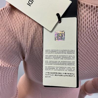 283 New FENDI Mock Neck Long Sleeve Bodysuit