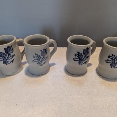 Vintage Pfaltzgraff Yorktown Tulip Mugs 282Y