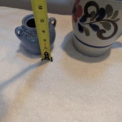 Stoneware Pitcher & Crocks