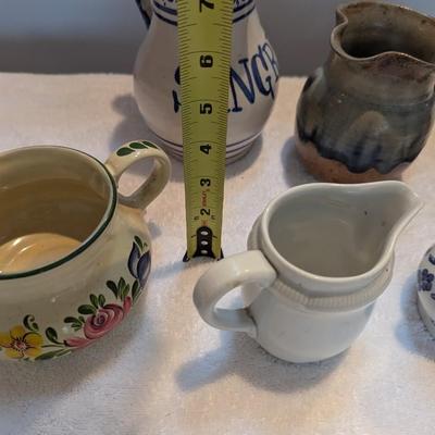 Stoneware Pottery Creamers Churchill Hutschenreuther Selb
