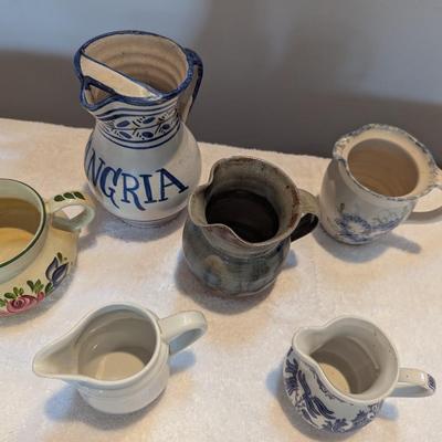 Stoneware Pottery Creamers Churchill Hutschenreuther Selb