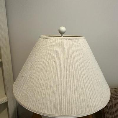Two Beautiful Matching Floral Patterned Lamps