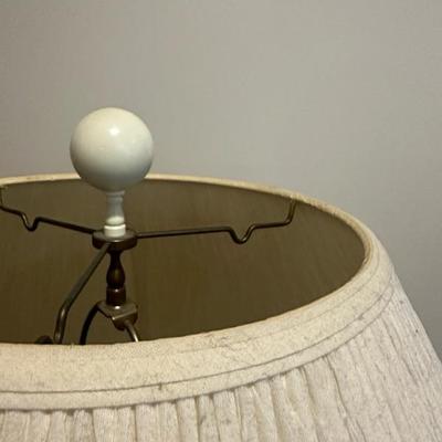 Two Beautiful Matching Floral Patterned Lamps