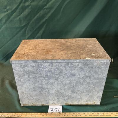 Vintage Galvanized Milk Box