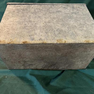 Vintage Galvanized Milk Box
