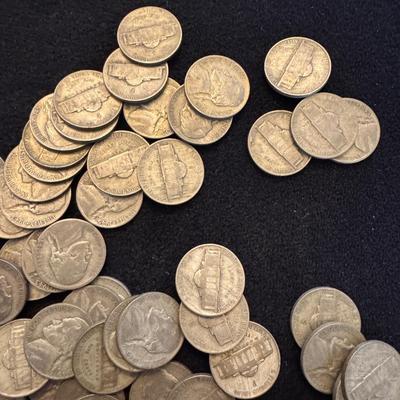WW2 Nickels ($4.00 Face value)