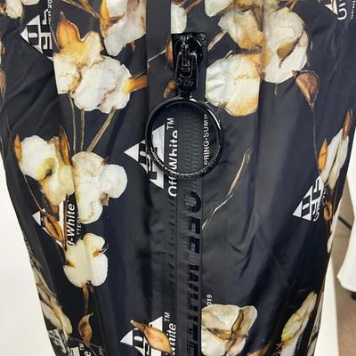 286 OFF WHITE Floral Design Jogger Pants