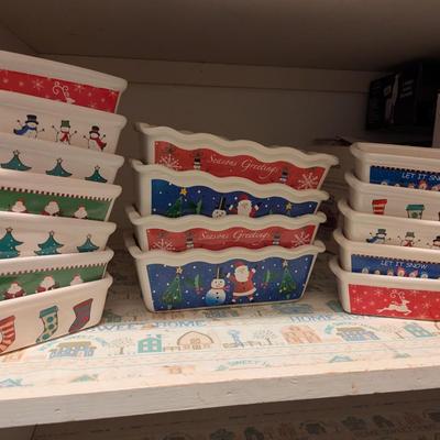 Ceramic Loaf Pans Approx 5 1/2" & 9 3/4"