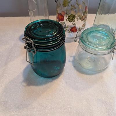 Variety Of Jars & Canisters 1 Mushroom Jar