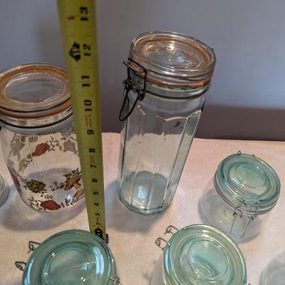 Variety Of Jars & Canisters 1 Mushroom Jar