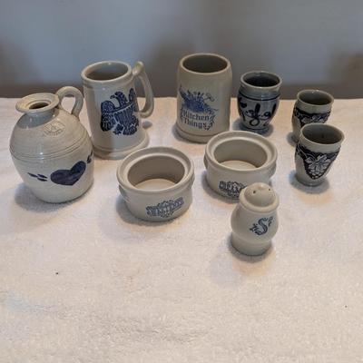 German Wine Grape Cups Pfaltzgraff Yorktowne Crocks