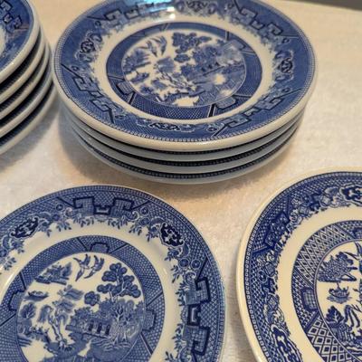 Shenandoah China & Willow Ware Royal China Underglaze Plates