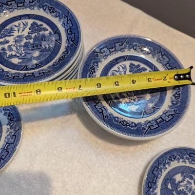 Shenandoah China & Willow Ware Royal China Underglaze Plates