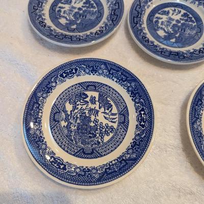 Shenandoah China & Willow Ware Royal China Underglaze Plates