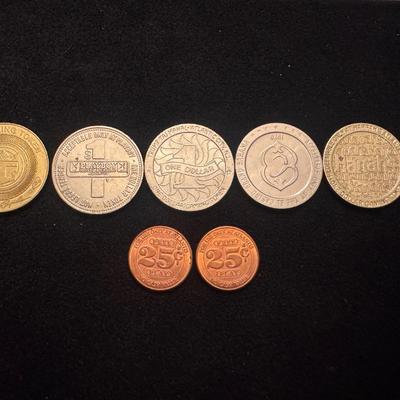Casino Gaming Tokens ( 7 total )