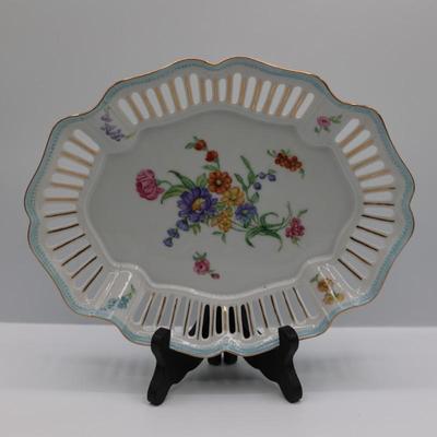 Oval Serving Dish Signed by D. Carter