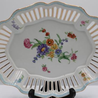 Oval Serving Dish Signed by D. Carter