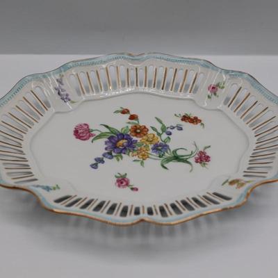 Oval Serving Dish Signed by D. Carter