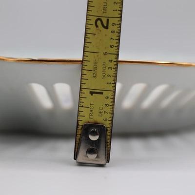 Oval Serving Dish Signed by D. Carter