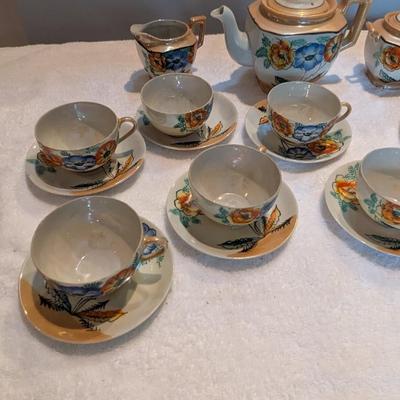 Vintage Hand Painted Japan Tea Set
