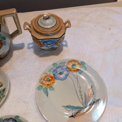 Vintage Hand Painted Japan Tea Set