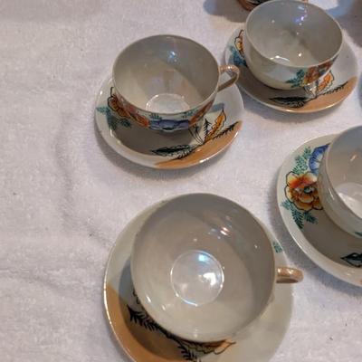 Vintage Hand Painted Japan Tea Set