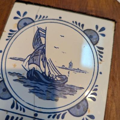 Delft Tile & Wood Cutting Boards